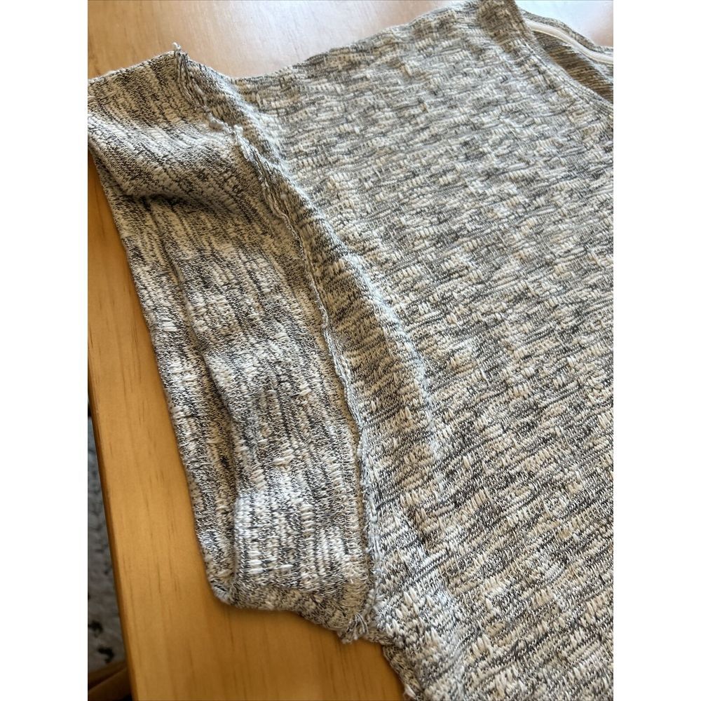 Terra & Sky Plus Size Gray White Cap Sleeve Blouse Women's Size 3X - Picture 6 of 8